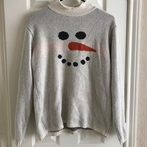 Vintage Binghamton Christmas Sweater Snowman